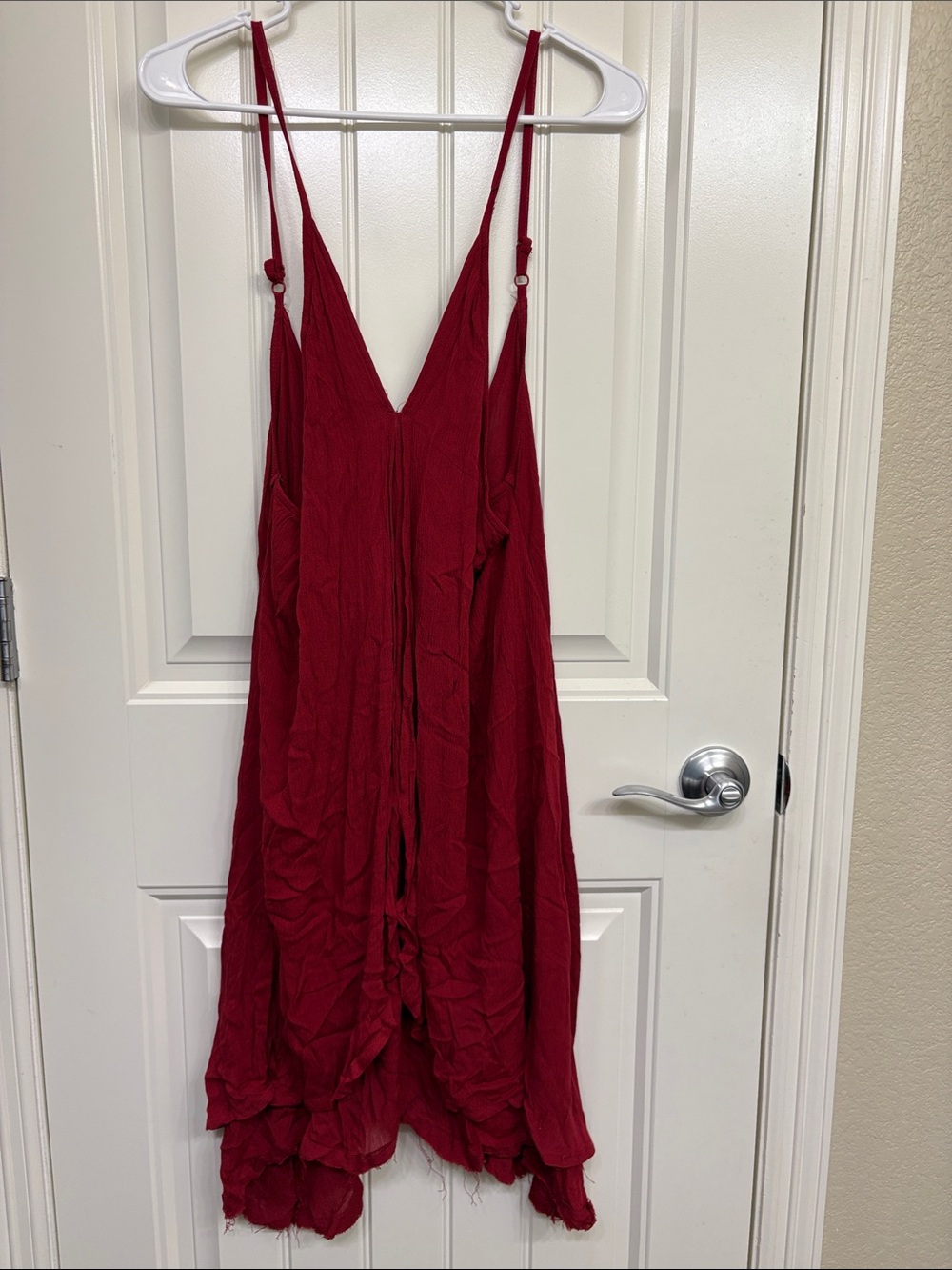NWT Angvns boho Scarlet‎ Spaghetti-Strap V-Neck Sundress